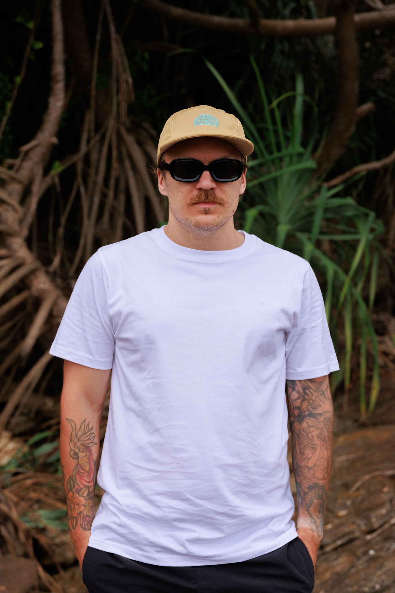 Crewneck Organic Cotton T-shirt Men - VAI - KOShirts & Tops