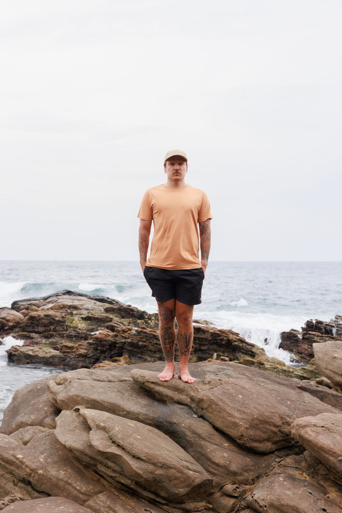 Crewneck Organic Cotton T-shirt Men - VAI - KOShirts & Tops