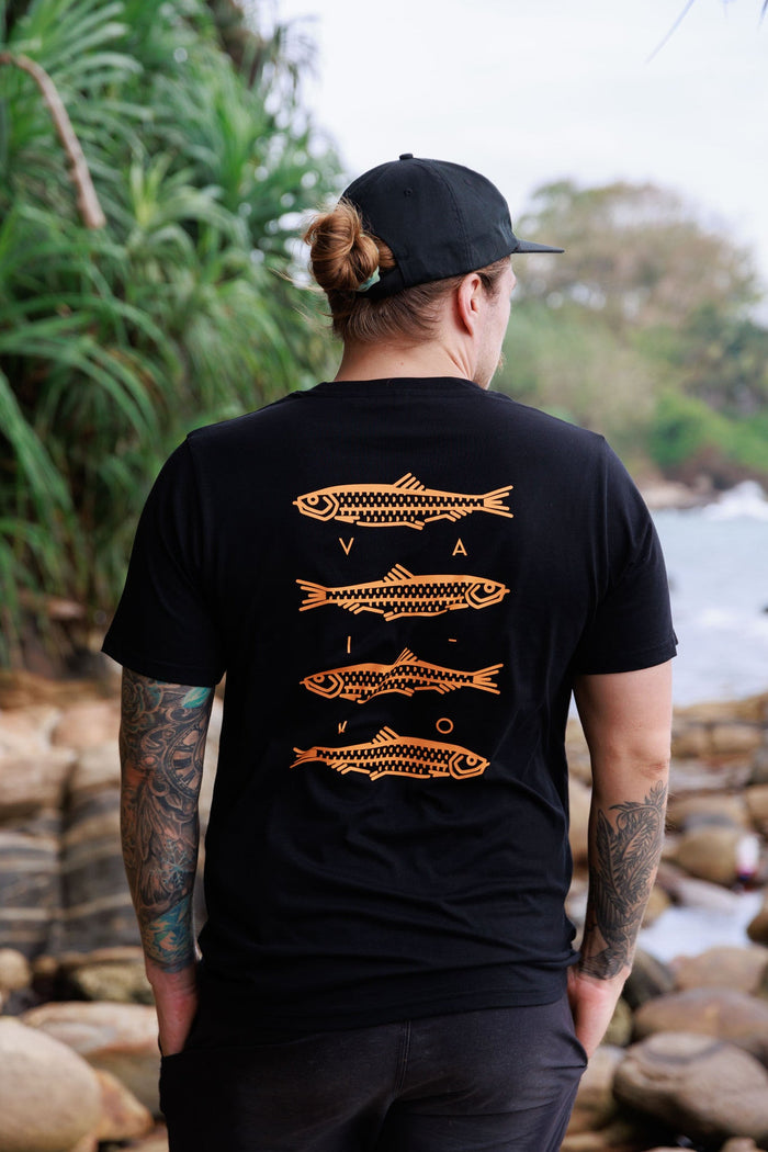 Fishy Organic Cotton T-shirt Men - VAI - KOShirts & Tops