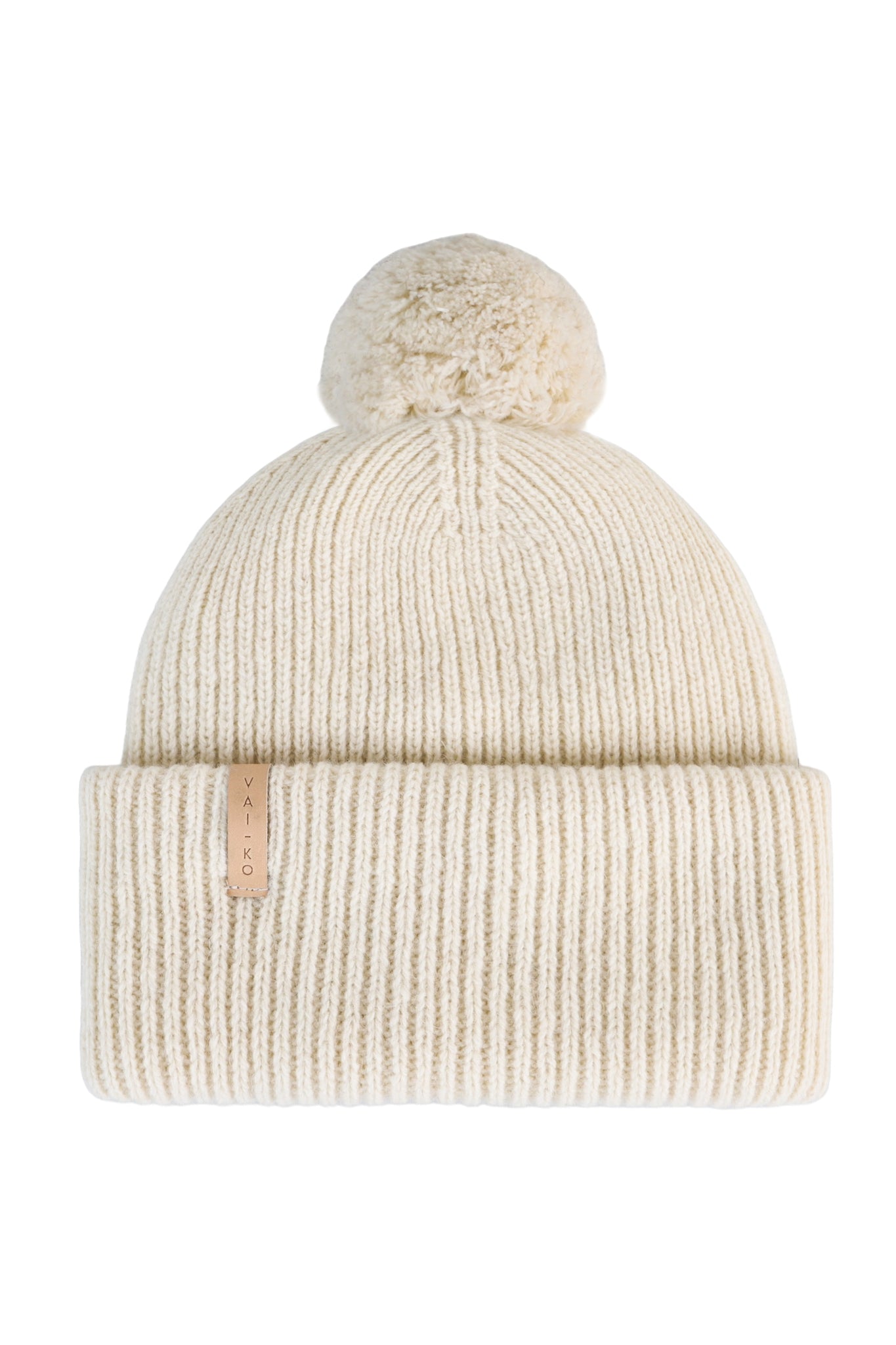 Kajo Beanie POM Birch White - VAI - KOBeanies