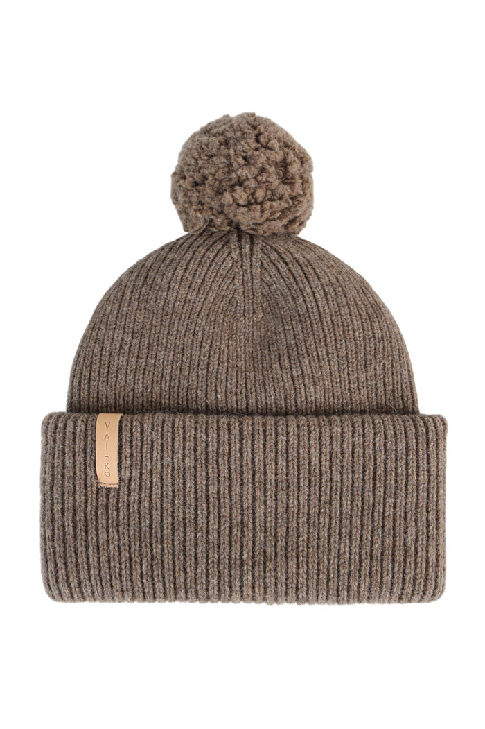 Kajo Beanie POM Brown - VAI - KOBeanies