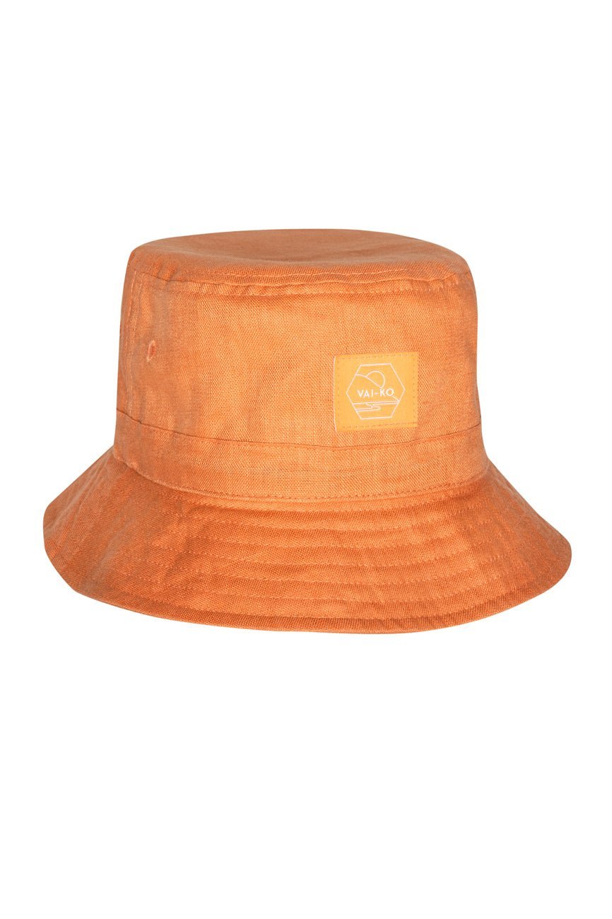 Kultakero Bucket Hat Linen Apricot Tan - VAI - KOCaps