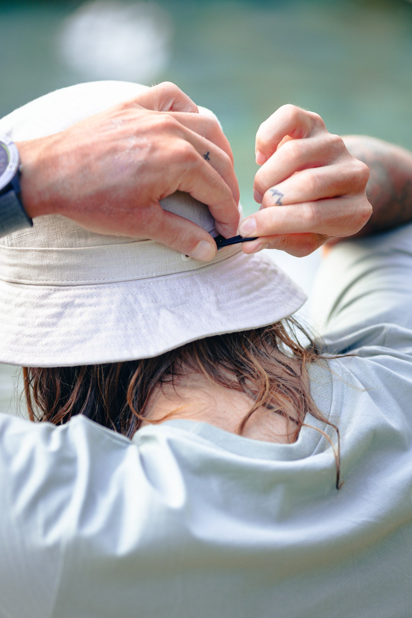 Kultakero Bucket Hat Linen Chalk - VAI - KOCaps