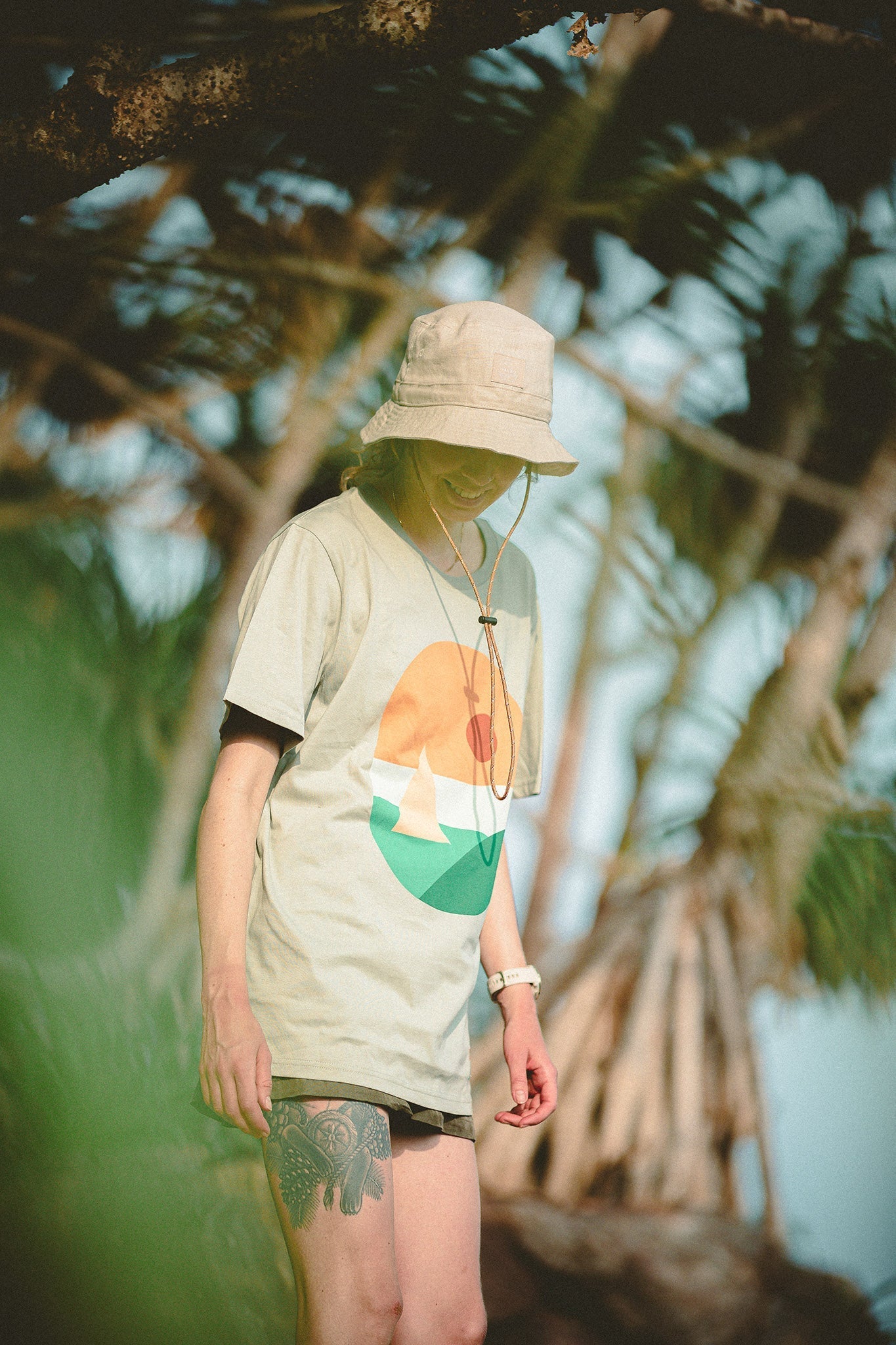 Kultakero Bucket Hat Linen Chalk - VAI - KOCaps