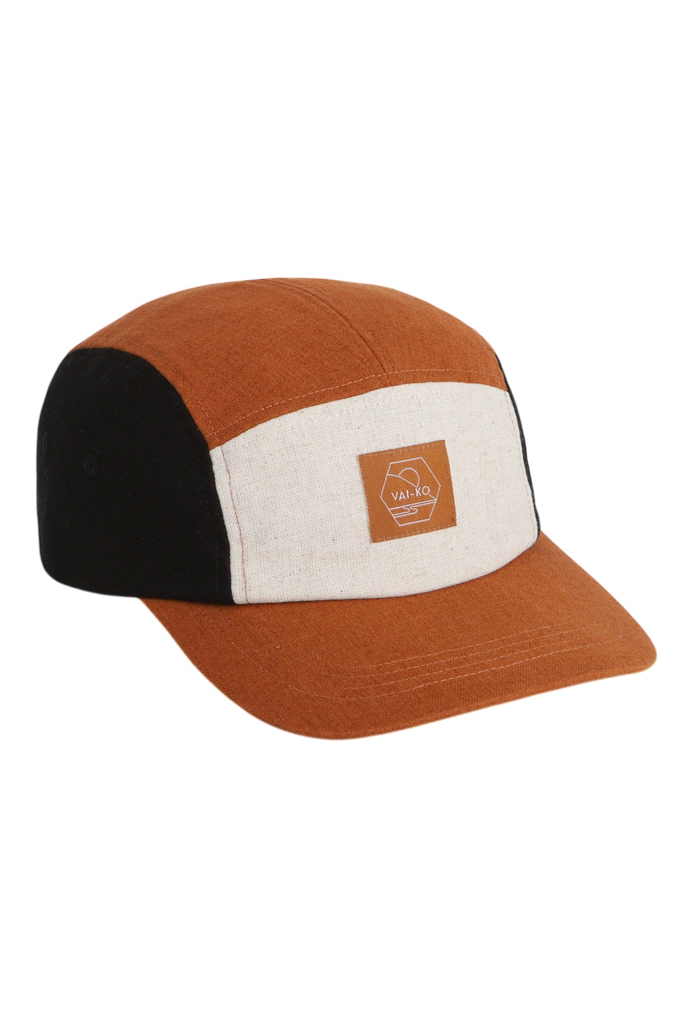 Kultakero Color Block 5 - panel Linen Cap - VAI - KOCaps
