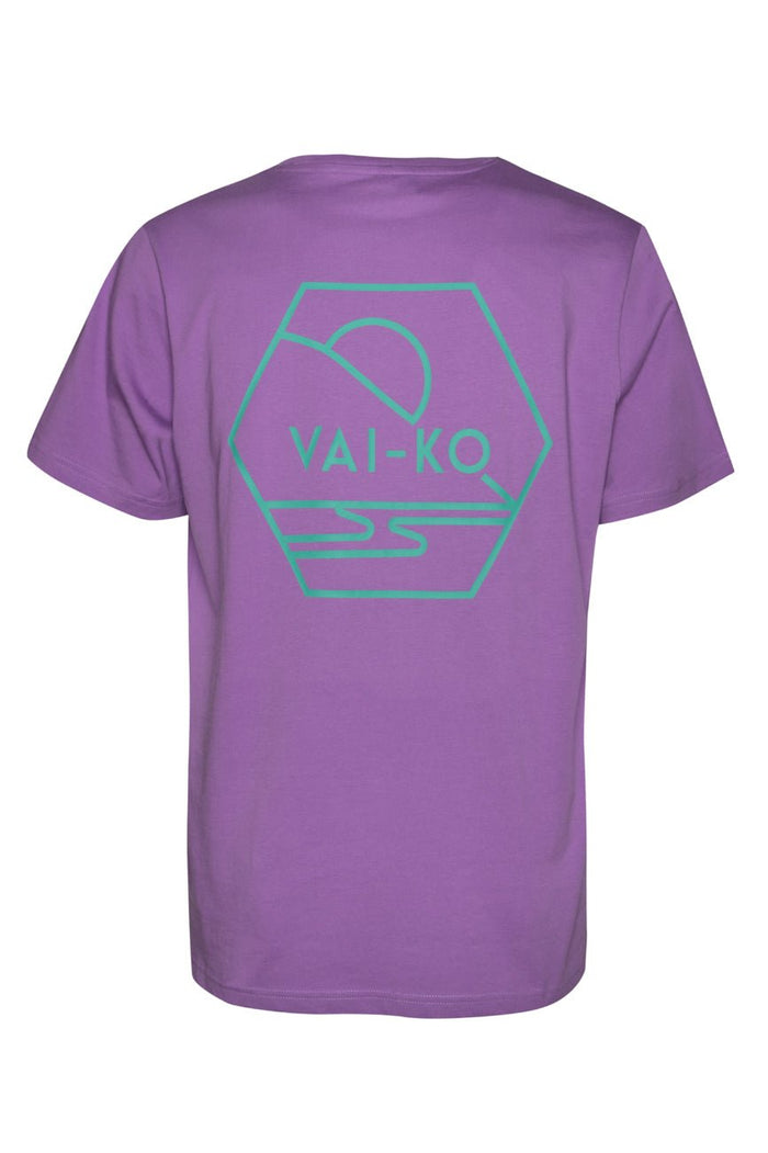 Organic Cotton Kultakero Men's T-shirt Violet - VAI - KOShirts & Tops