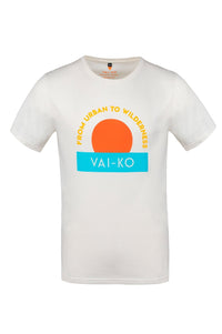 Outlet Organic Cotton Horisontti Men´s T-shirt Chalk White - VAI - KOclothing