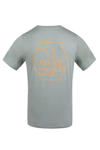 Outlet Organic Cotton Kultakero Men´s T-shirt Iceberg Green - VAI - KOclothing