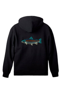 Rainbow Trout Organic Cotton Hoodie Men - VAI - KOShirts & Tops
