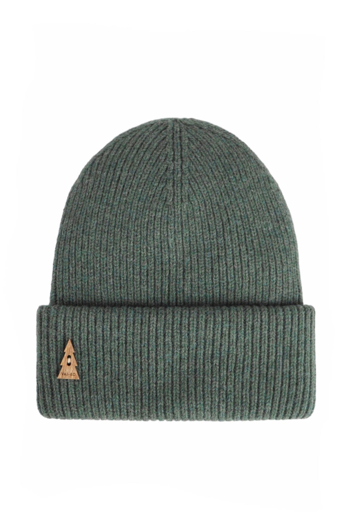 Re - wool Chunky Beanie Pine Green - VAI - KOBeanies