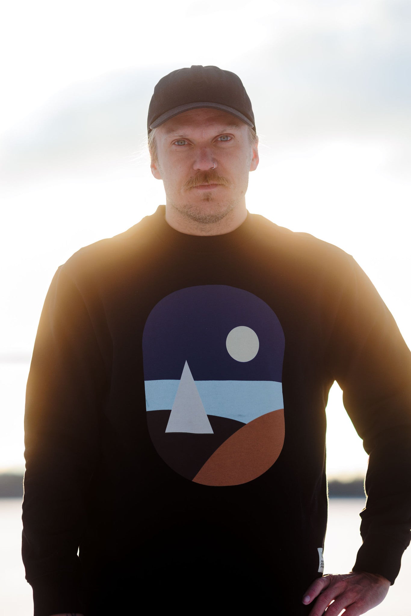 Saaristomeri Organic Contton Sweater Men - VAI - KOShirts & Tops