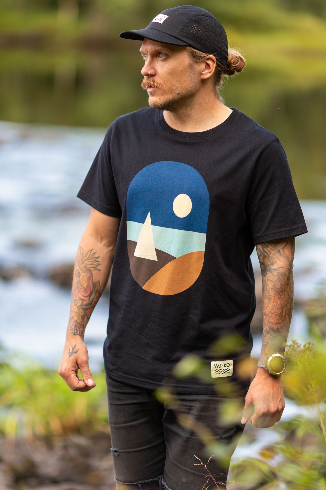 Saaristomeri Organic Cotton T-shirt Men - VAI - KOShirts & Tops