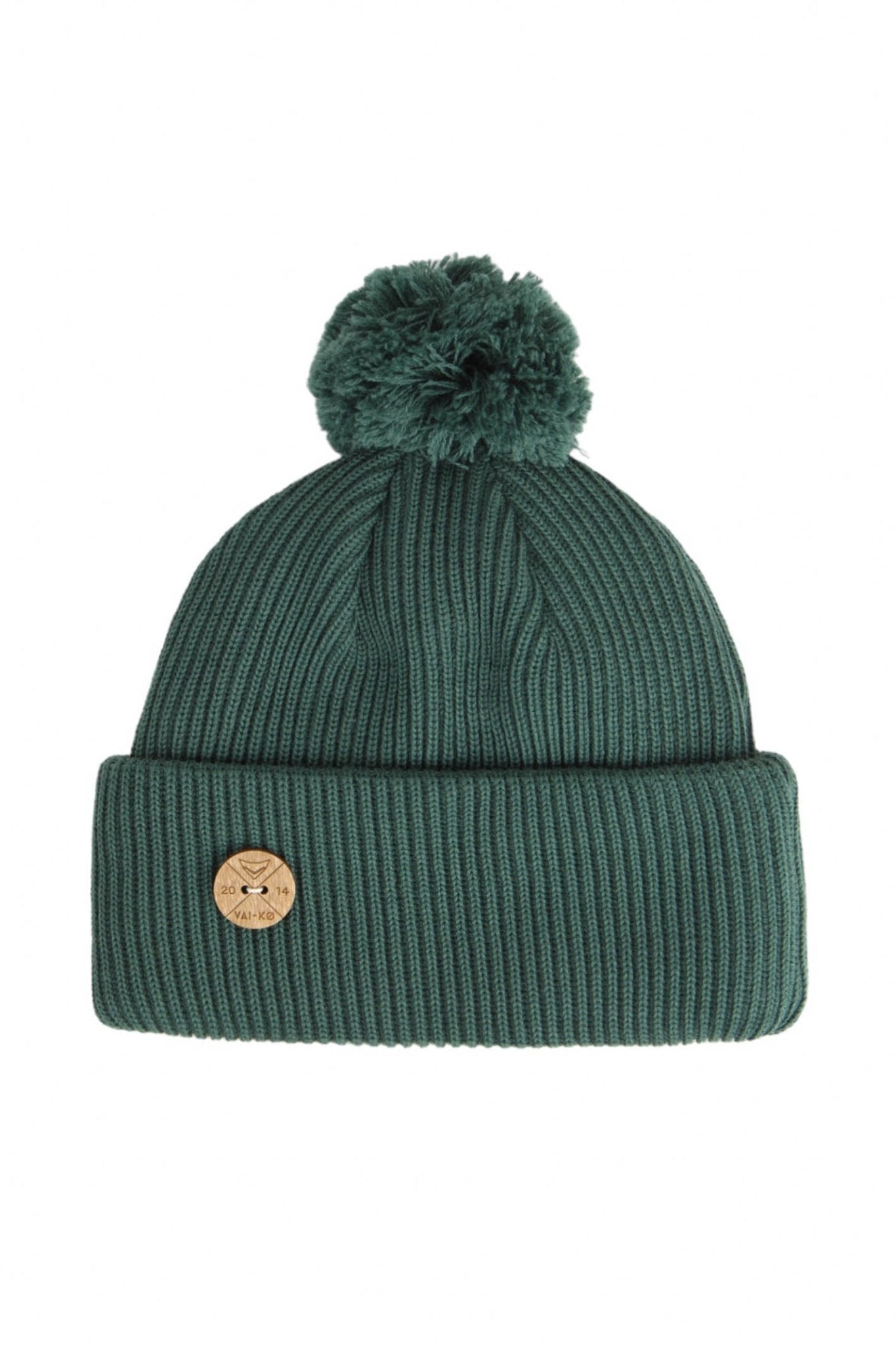 Timberjack Pom Beanie Pine Green - VAI - KOBeanies